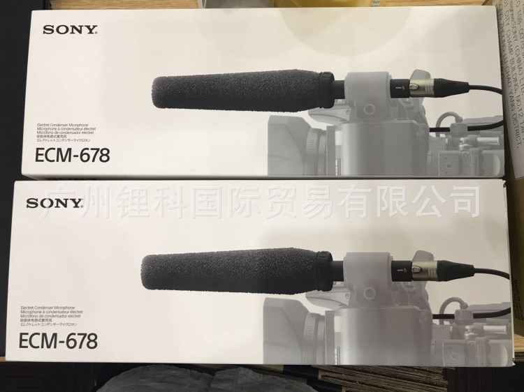 SONY索尼ECM-678 同期采訪話筒攝像機(jī)單反相機(jī)麥克風(fēng)話筒槍式