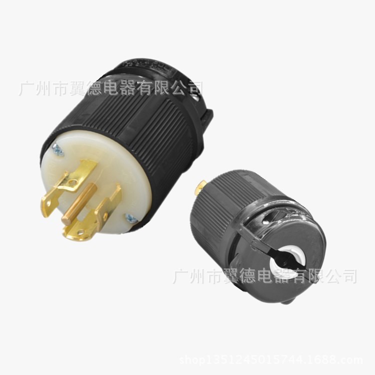 NEMA L21-30P美規(guī)插頭 30A 120V/208V美規(guī)UL接線插頭插座