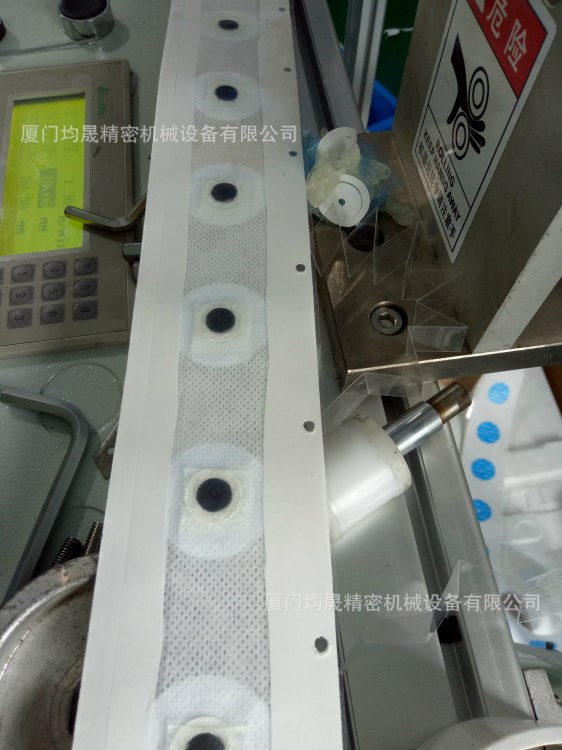 心電電極片貼膠機，水凝膠轉貼機