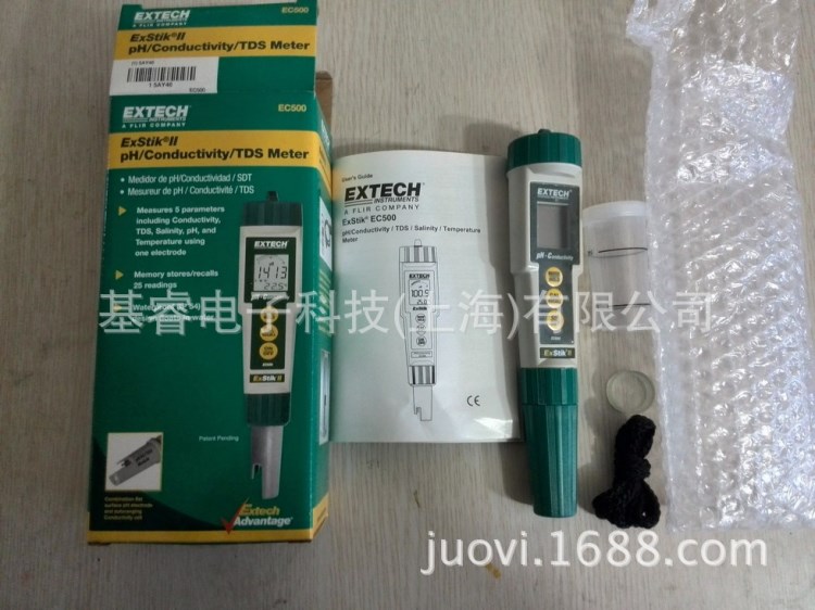 美國(guó)extech EC500電導(dǎo)率儀 鹽度計(jì) 便攜式電導(dǎo)率儀 extech鹽度計(jì)