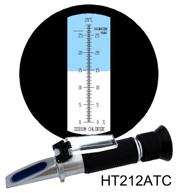 便攜式鹽度計(jì)折射儀0-28%salinity refractometer肉湯食品咸測量