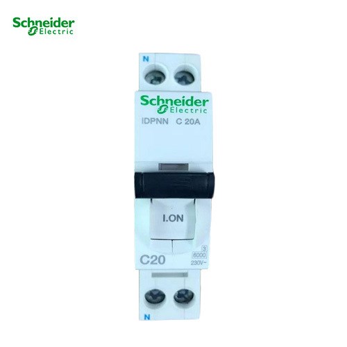 schneider 施耐德單極雙孔微型斷路器 A9P18620 iDPNN 1P+N C20A
