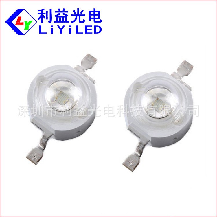 大功率led燈珠1W綠光 led發(fā)光二極管 1W綠色led 仿流明