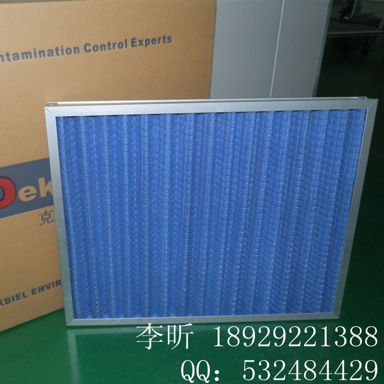 【德克貝爾】定制藍(lán)白棉空調(diào)過(guò)濾器初效折疊過(guò)濾器空調(diào)過(guò)濾濾芯