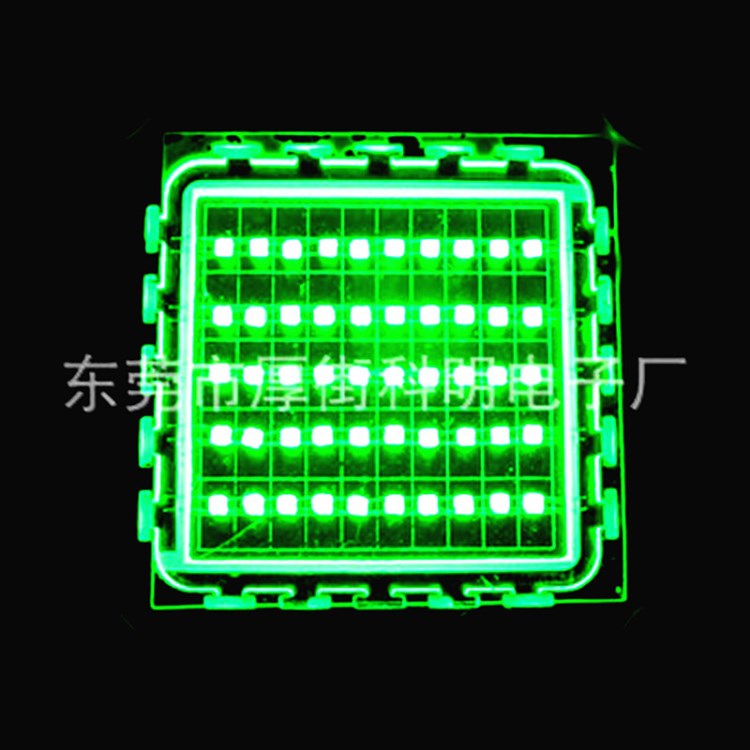 LED大功率集成 50W綠色 波長520-525nm 10串5并 COB燈珠