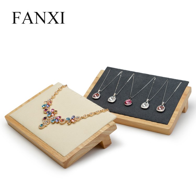 FANXI/凡西新品木質(zhì)首飾架項(xiàng)鏈吊墜架超纖款耳釘展示道具定制