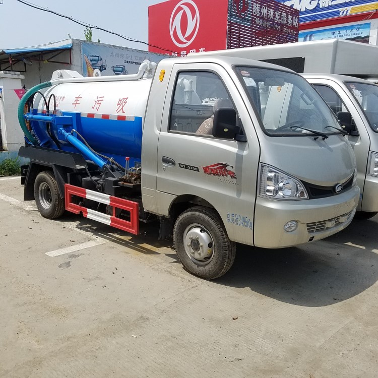 環衛設備加工定做5-10方大型吸糞車加高壓清洗車城市專用吸污車