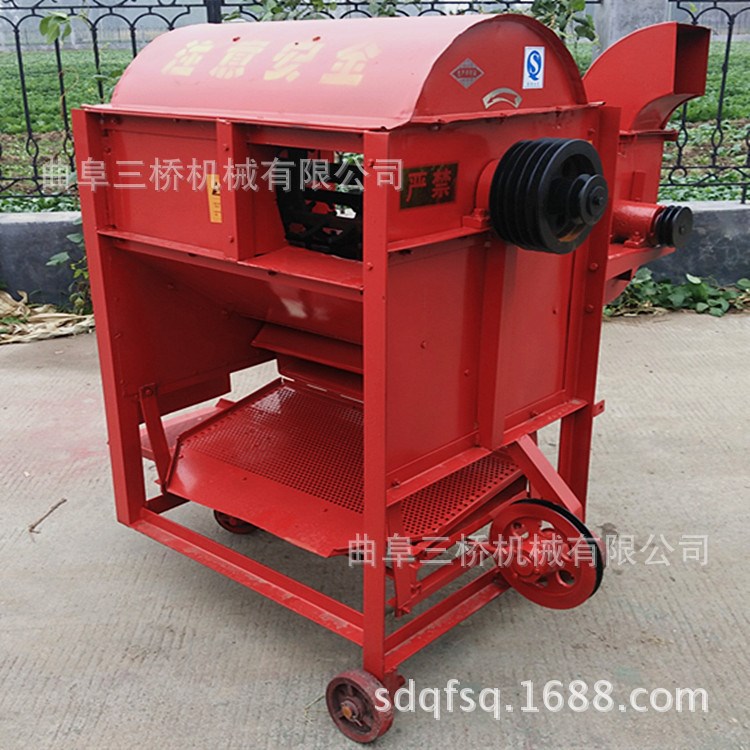 家用小麥脫殼機 種子脫粒機 山東黃豆脫粒機型號 質保一年
