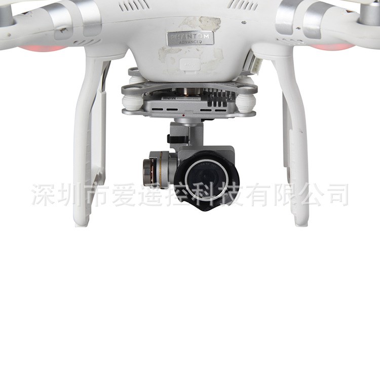 爱遥控 Phantom4 精灵4 3配件 镜头遮光罩 防眩光遮阳保护盖