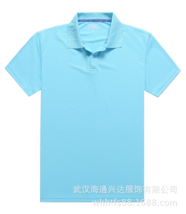 飛納108廣告T恤衫寬松型翻領(lǐng)短袖T恤滌棉珠地網(wǎng)眼廣告Polo衫現(xiàn)貨