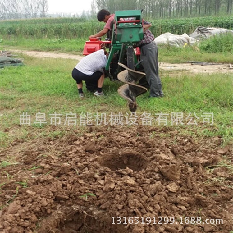 精品懸掛式植樹挖坑機  多用途植樹挖坑機生產(chǎn)廠家 果樹移苗挖坑