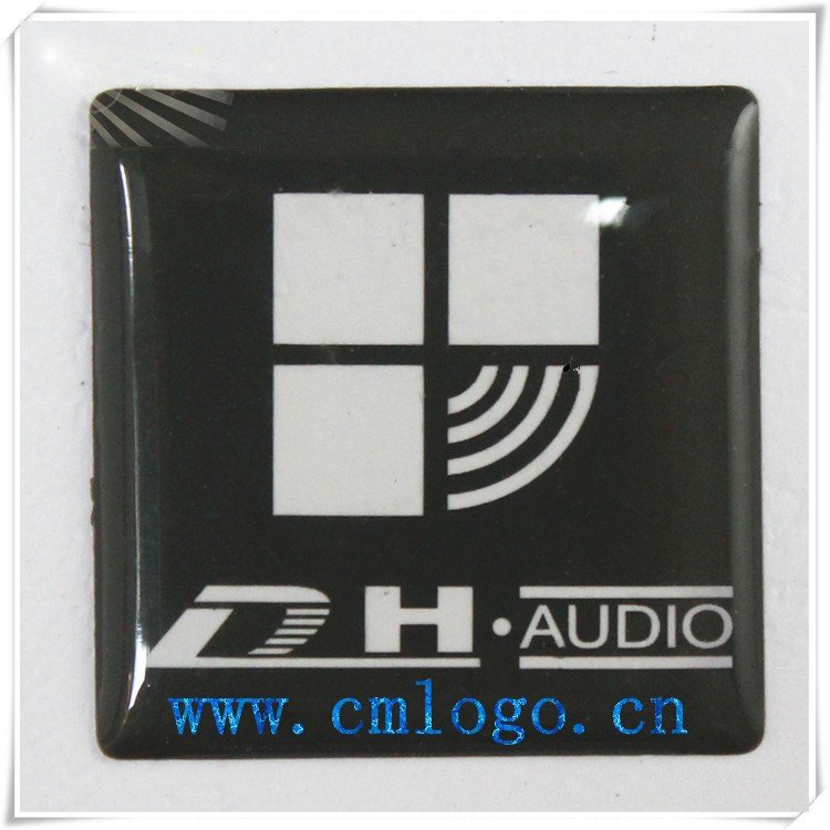 工廠定制 七彩顯示銘牌 發(fā)光LOGO商標牌 水晶滴膠銘板