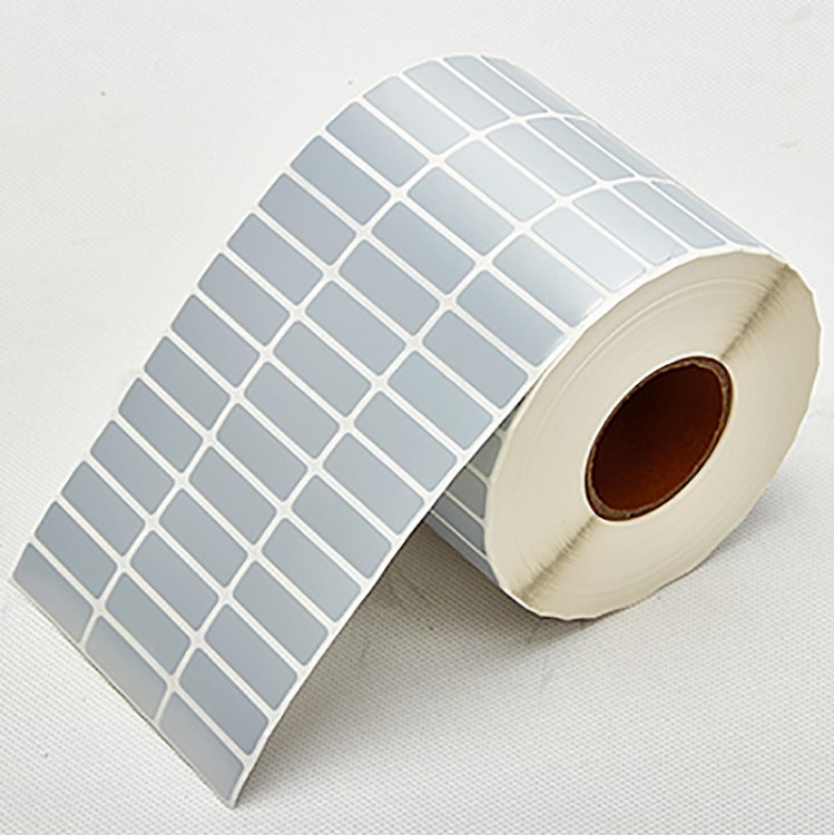 定制亞銀PET30*10 20三列 啞銀不干膠 跨境標(biāo)簽紙 消銀龍電器標(biāo)貼