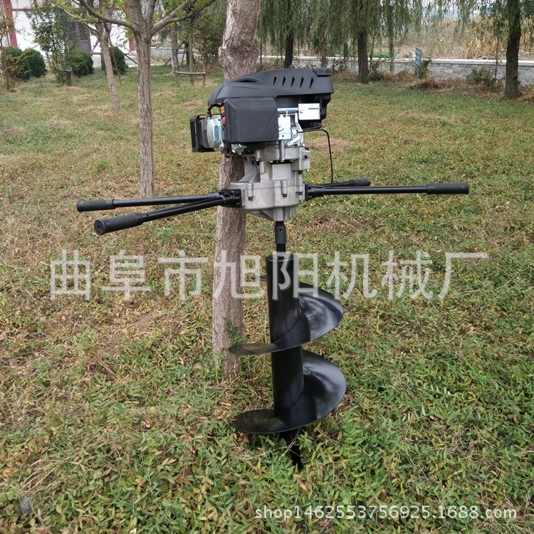 雙人操作的園林植樹挖坑機 景區(qū)路燈埋設鉆坑機 多功能地鉆機