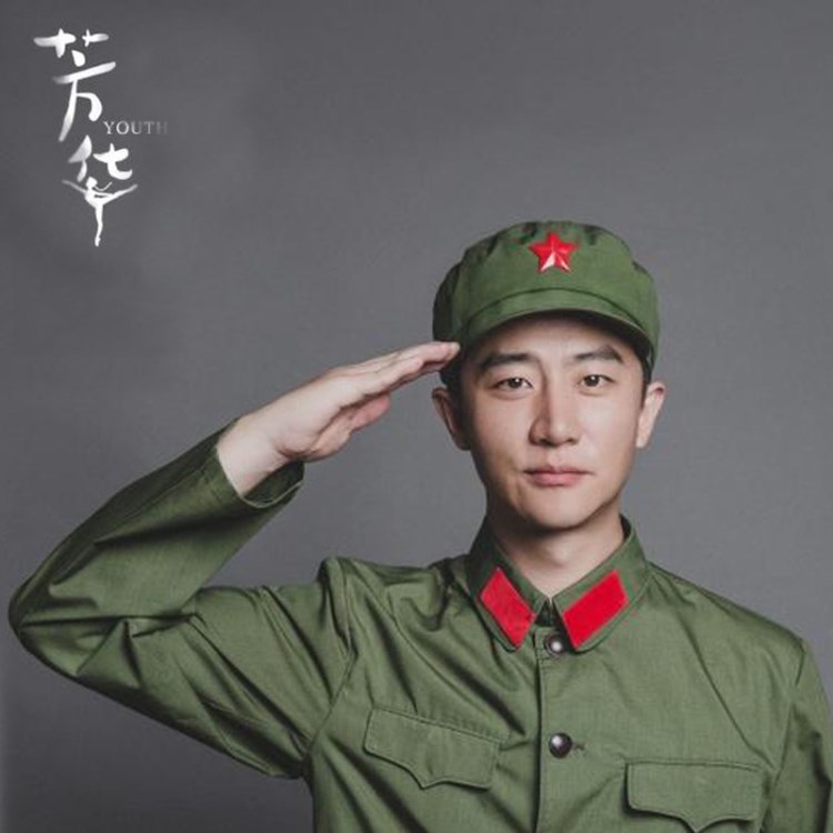 芳華同款綠軍裝男65式懷舊綠軍裝套裝