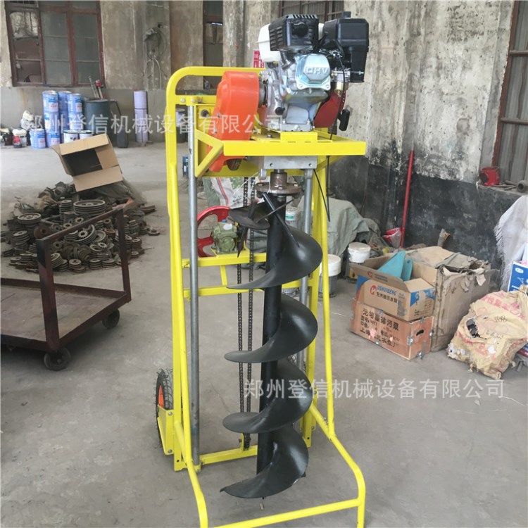 小型螺旋挖坑機 大型植樹打坑機  光伏電線桿挖坑機 速度快