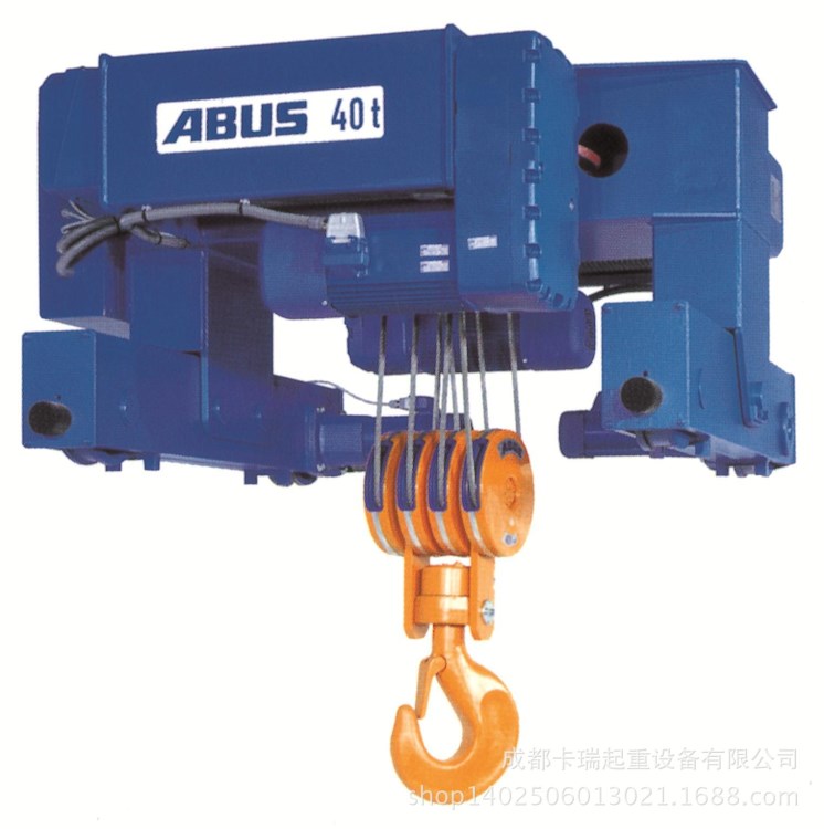 德國ABUS GM800安博電動鋼絲繩葫蘆低凈空歐式起重機品質(zhì)