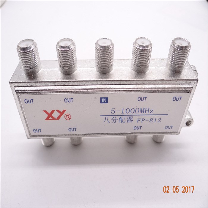 有線(xiàn)電視八分配 閉路電視8分支器一分八 數(shù)字電視1分8雙向