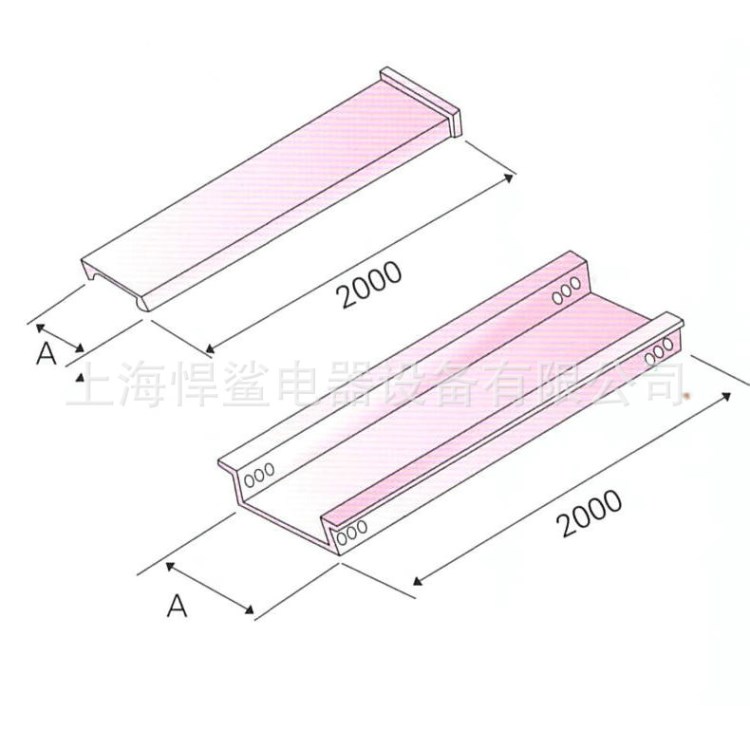 精品展示 槽式電纜橋架 鋁合金槽式橋架 鍍鋅槽式電纜橋架