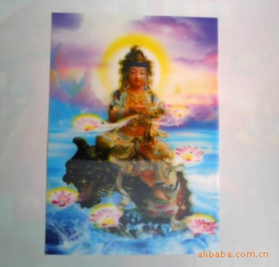 廠家直銷3d立體裝飾畫 生產色彩鮮明 畫面清晰三維光柵印刷