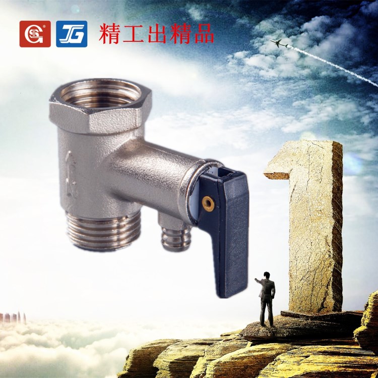 廠家直銷全銅G1/2太陽(yáng)能熱水器閥電熱水器單向泄壓閥保障