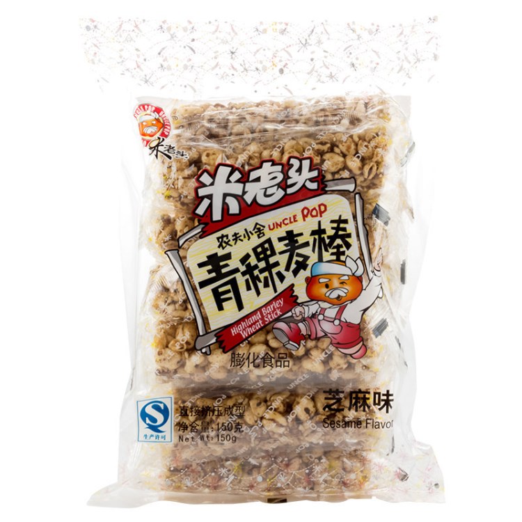 混批 膨化零食品 米老头青稞麦棒/米棒150g*20/箱 休闲办公零食品