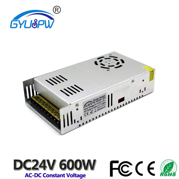 dc24v2600W恒压开关电源 灯条灯箱工业电源变压器 24V直流电源