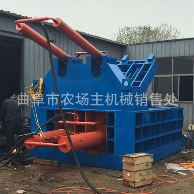 六角廢鐵桶廢金屬壓塊機 鋼筋頭下腳料壓塊機 鋁屑壓塊機塊機