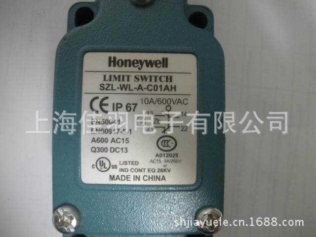 原裝HONEYWELL美國霍尼韋爾行程開關(guān) SZL-WL-A-C01AH