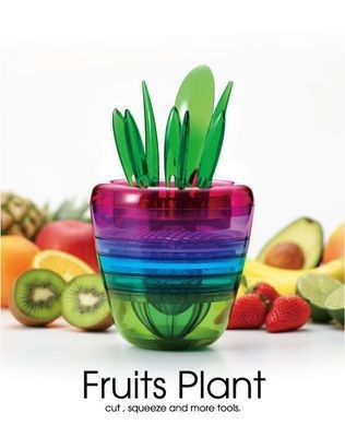 新款沙拉機 花盆型水果料理器 Fruits Plant多功能水果