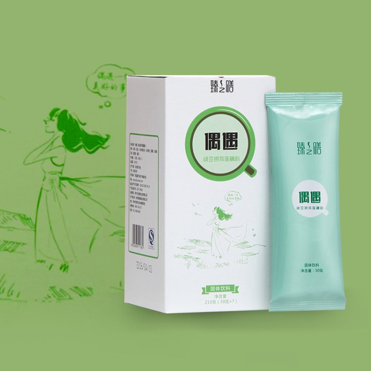 臻之膳 偶遇 綠豆銀耳蓮藕粉 雜糧粉OEM代工  代餐粉OEM貼牌