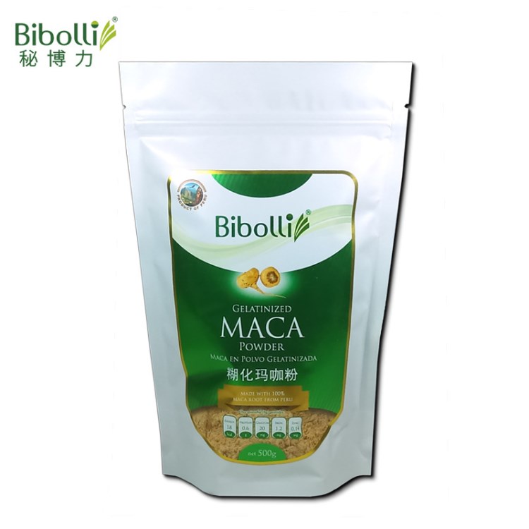 秘博力(Bibolli)秘魯瑪卡 瑪咖 maca 秘魯糊化黃瑪咖粉 500克