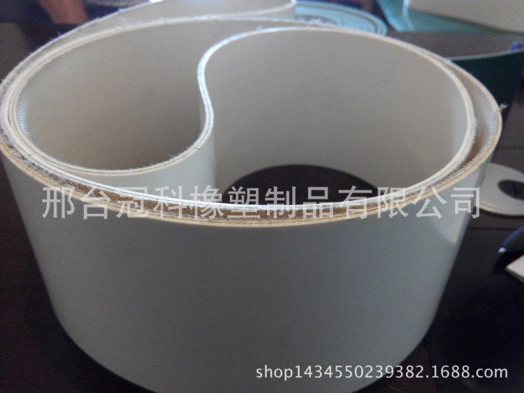 廠家直銷(xiāo)食品飲料煙草專(zhuān)用FDA級(jí)白色PVC食品輸送帶