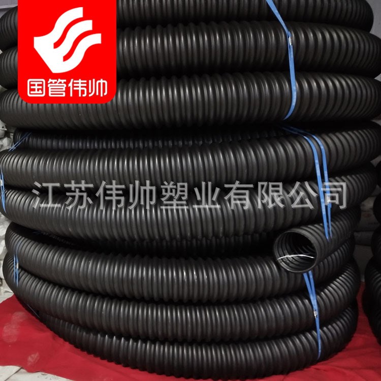 廠家直銷高密度電纜保護套管  PE埋地穿線碳素螺紋管  規格