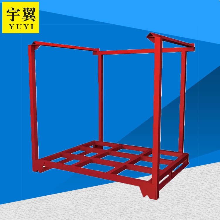 巧固架堆垛貨架物料布匹架重型儲藏周轉(zhuǎn)巧固架可拆解倉儲籠子定制