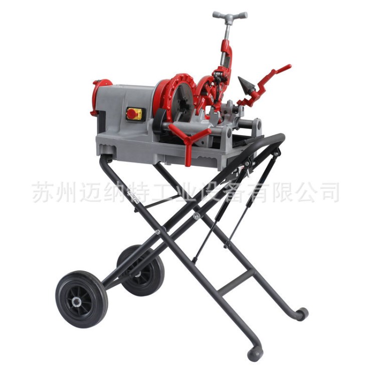 廠家直銷 套絲鍍鋅管切管機 多功能鋼管套絲機 滬工水管套絲機