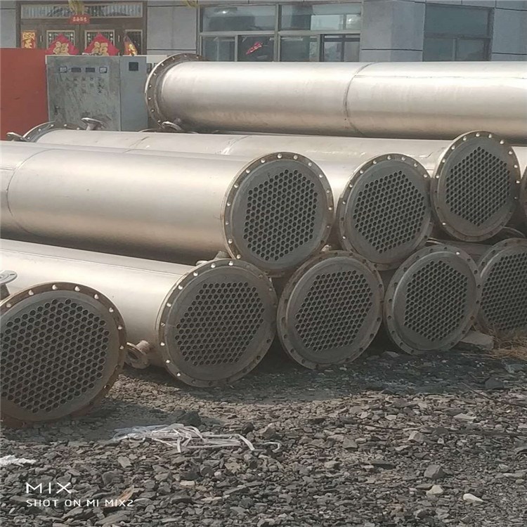 出售二手冷凝器 冷卻器 換熱器 石墨冷凝器 螺旋板換熱器