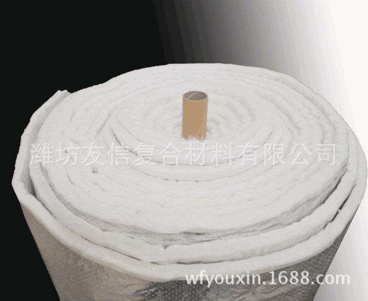 覆打孔鋁箔玻璃纖維氈電梯豎井玻璃纖維氈吸音板消音板