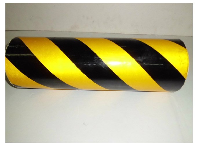批发40公分黄黑反光膜反光条反光贴反光纸反光警示胶带