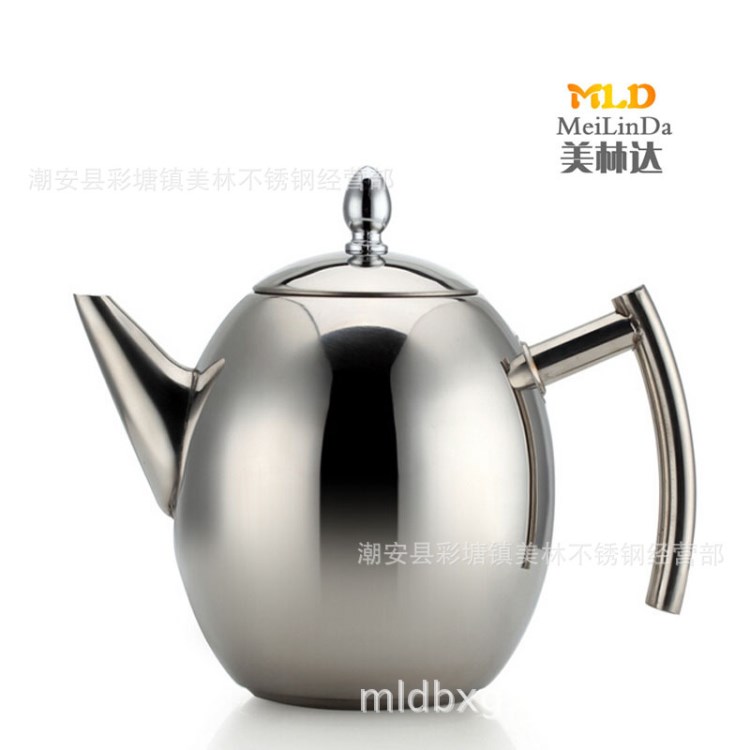 不锈钢咖啡壶 橄榄壶 塑料柄/钢柄咖啡壶 多用壶coffee kettle