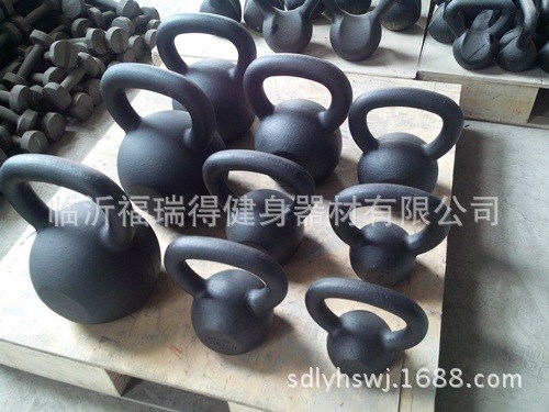 10公斤噴漆烤漆壺鈴提壺啞鈴臂力訓(xùn)練器健身裝備kettle bell