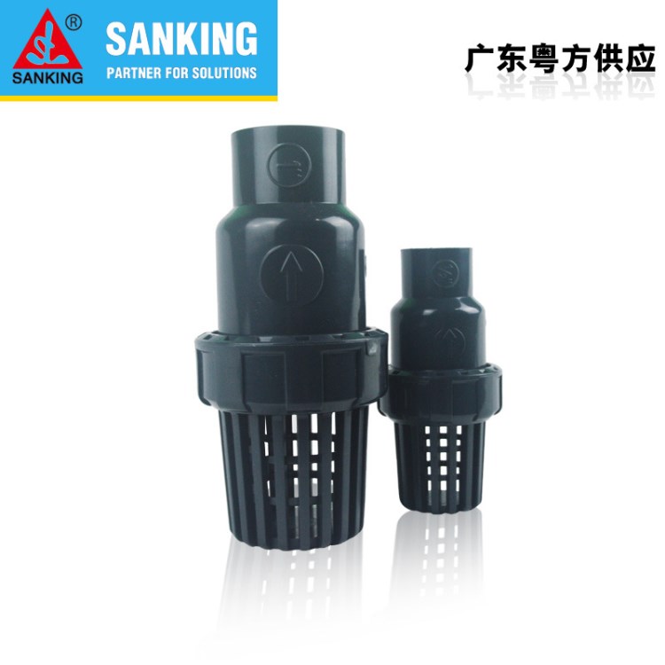 PVC-U底阀内孔42.3mm1-1/4寸DN32三厘SANKING SCH80美标U-PVC底阀