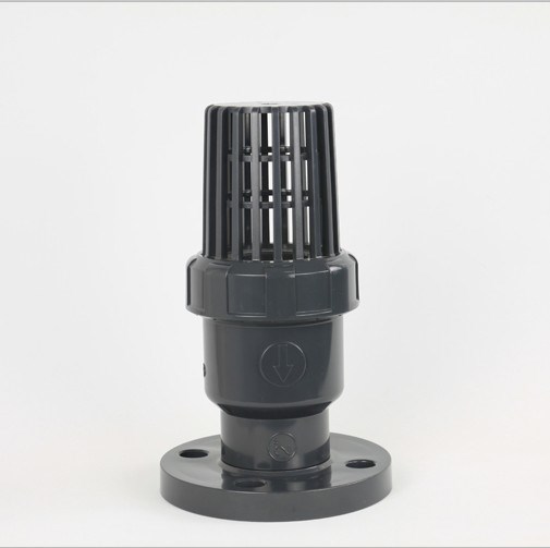 三厘sanking upvc法兰式底阀 塑料底阀upvc化工管道底阀国标美标