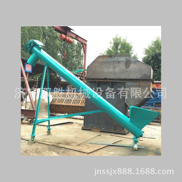批發(fā)零售螺旋垂直上料機(jī)   面粉廠專用不銹鋼螺旋輸送機(jī)新款上市