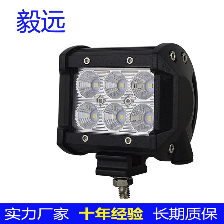 廠家直銷新款  LED工作燈LED長條燈改裝越野車燈 18W 通用現(xiàn)貨