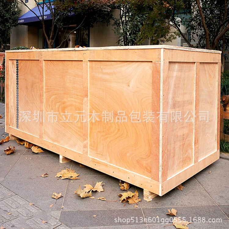 深圳廠家供應(yīng)出口免檢膠合板木箱，大型重型機(jī)器設(shè)備儀器包裝用