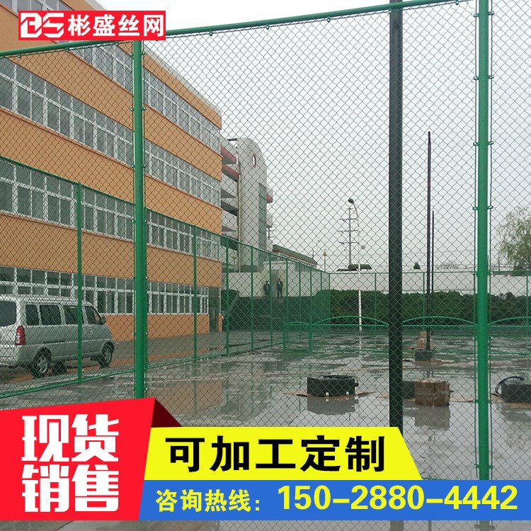 供應校園球場圍網 足球場圍欄 籃球場勾花護欄 體育運動球場圍網