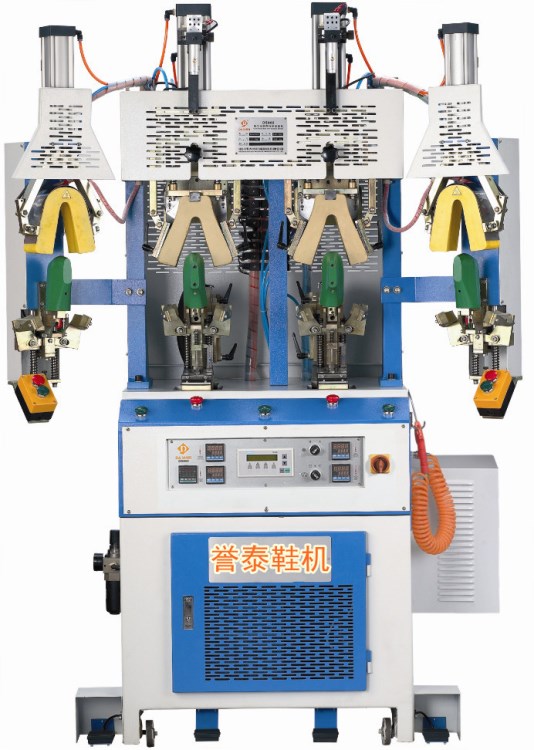 制鞋機(jī)器 冷熱定型DS-802四工位冷熱后踵定型機(jī) 廠家直銷