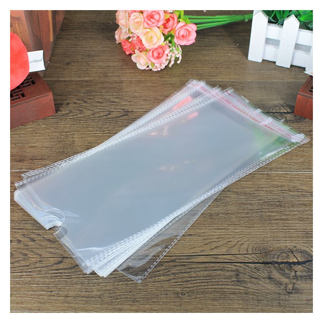 襪子袋批發(fā) 11.5*27CM 超厚10絲 OPP自粘袋 透明塑料包裝袋 100只