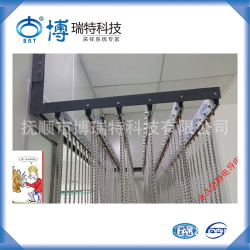 防靜電門掛簾 油庫防靜電無塵車間門簾  石油人體靜電泄放門掛簾